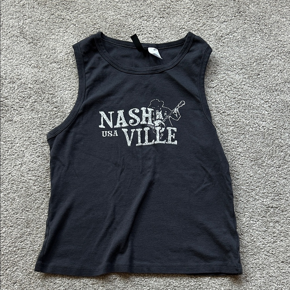 H&M Divided Charcoal Tank Top